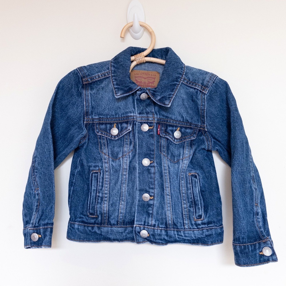 Levi's Denim Jacket Blue Classic Trucker Toddler Kids Size 3T